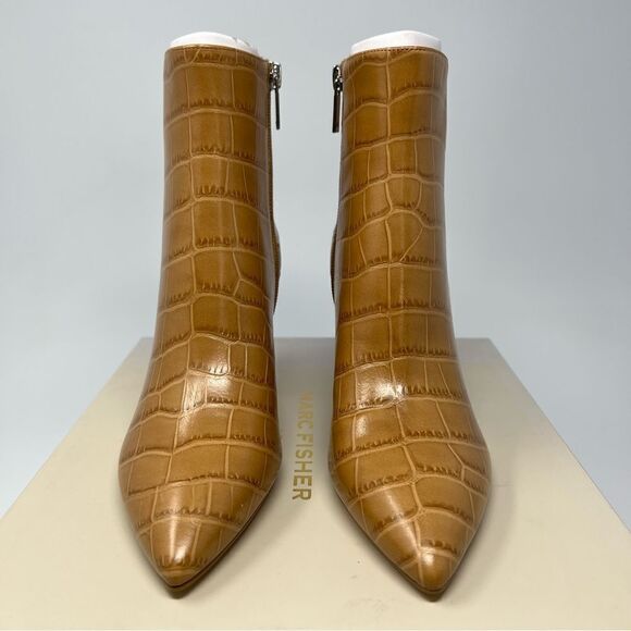 Marc Fisher Daith Leather Booties - Picture 3 of 8